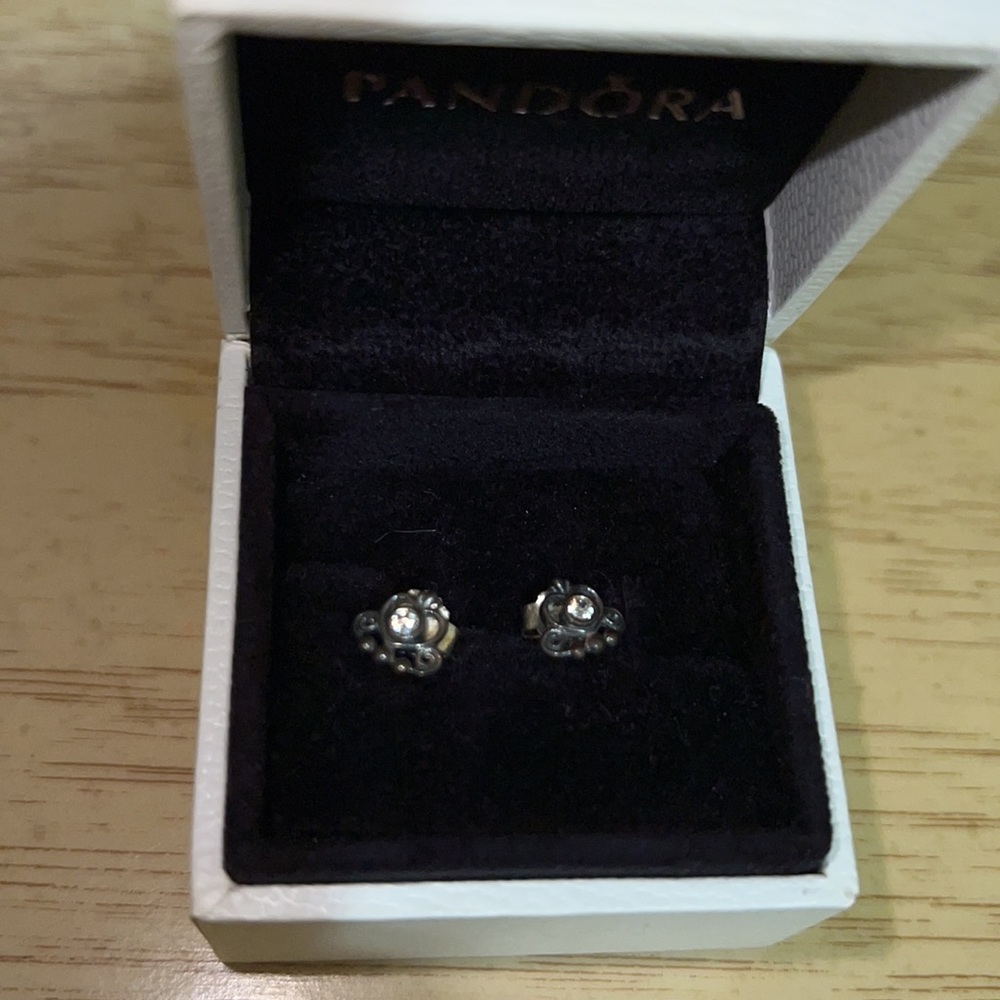 Pandora Princess Earrings View 3
